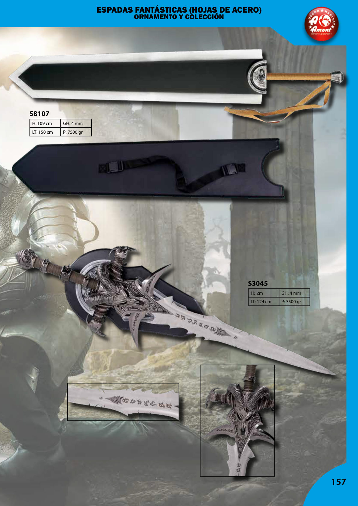 Espada Frostmourne gama TOP Arthas Rey Lich Warcraft